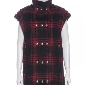 Alexander Wang Runway Buffalo Plaid Vest